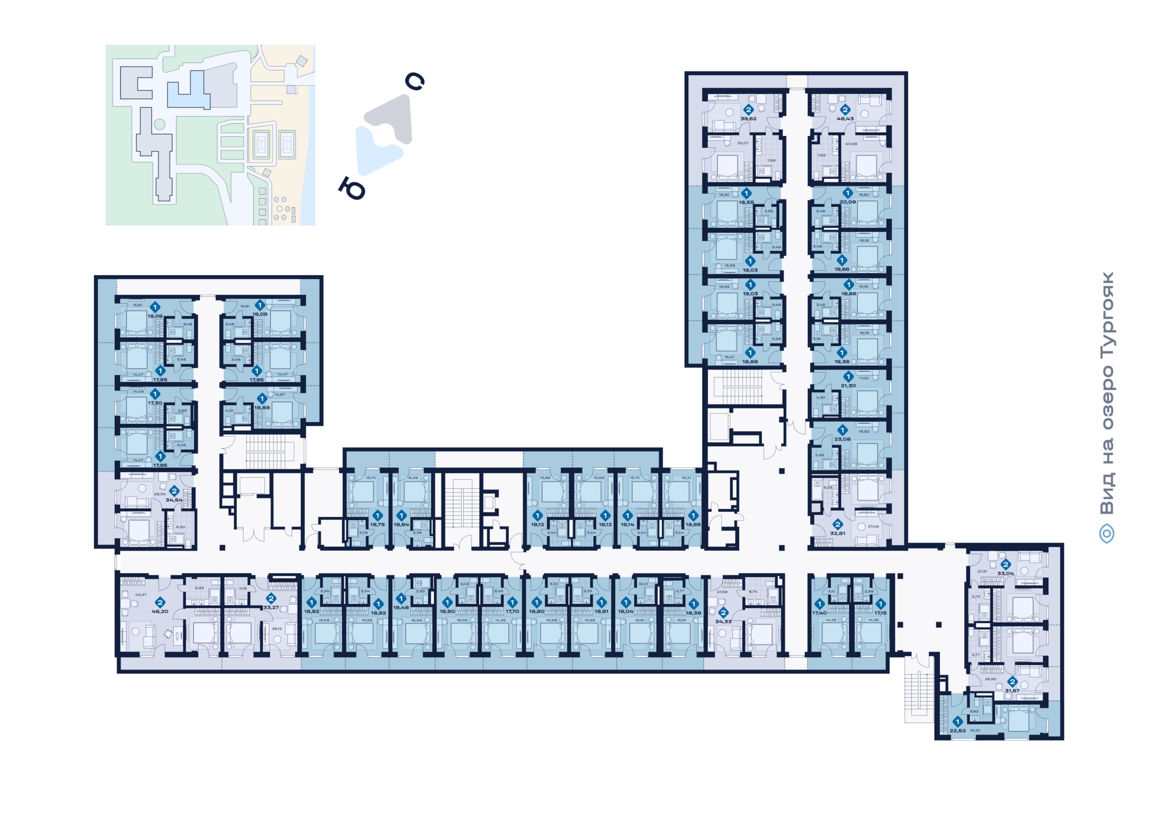 План этажа — апартаменты №235